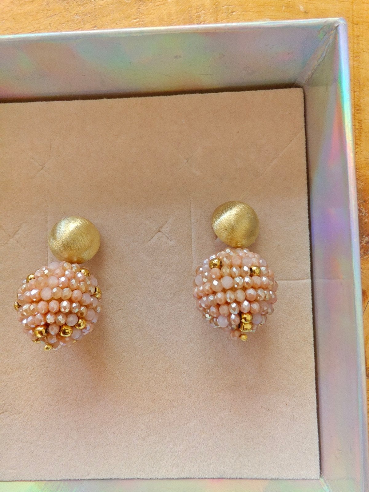 Lott Gioielli Tangerine oorbellen, Sieraden, Tassen en Uiterlijk, Verzenden, Nieuw, Beige, Overige materialen