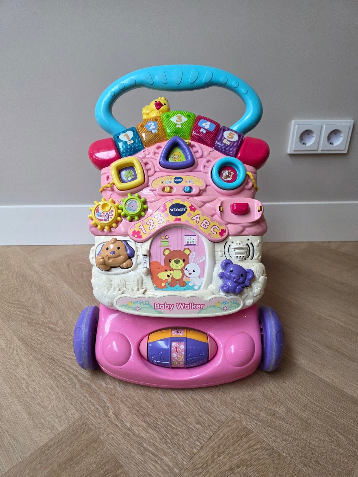 VTech Baby Walker - Roze (met geluid), Ophalen, Gebruikt, Babygym, Met geluid