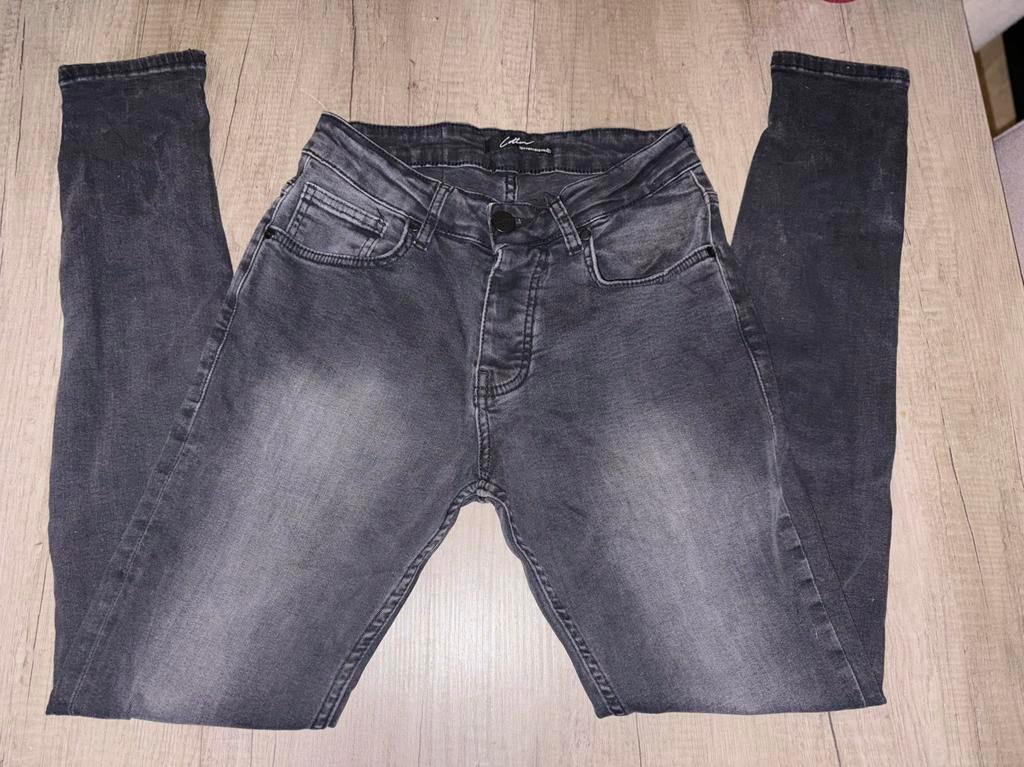 Spijkerbroek jeans Cotton District Heren Maat 30 / nieuw, Ophalen, Nieuw, Grijs, W32 (confectie 46) of kleiner