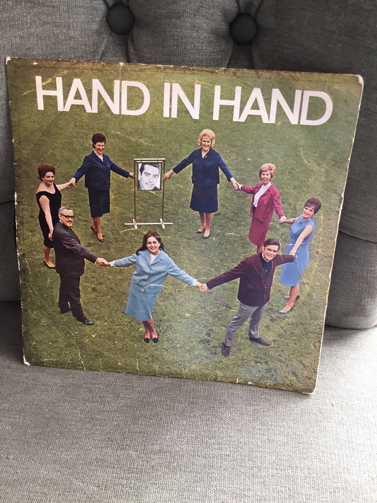 Z.g.a.n/LP hand in hand/langspeelplaat gouden muziekmenu, Cd's en Dvd's, LP, Zo goed als nieuw, Levenslied of Smartlap, 12 inch