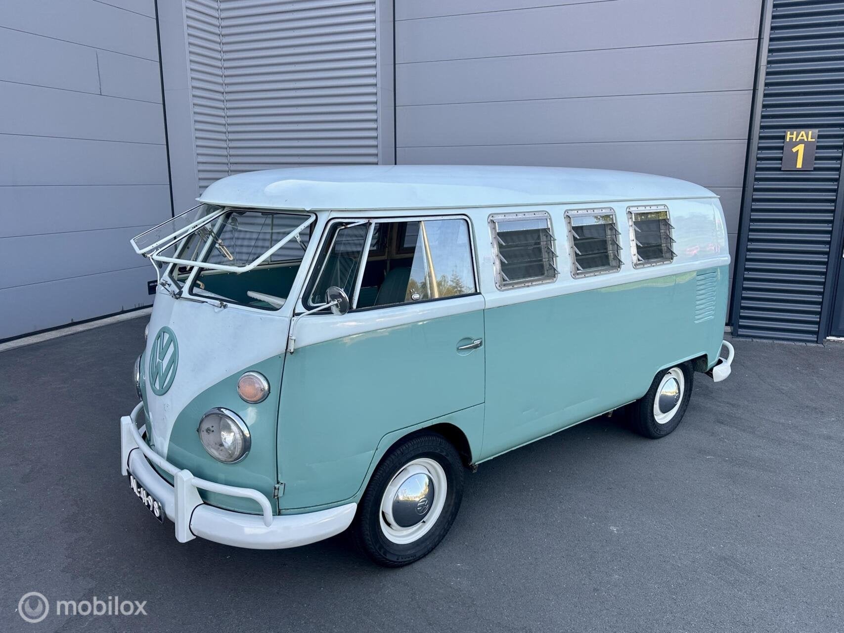 VW T1 spijlbus 1963 - originele survivor, Auto's, Overige carrosserieën, Volkswagen, 39 pk, Bedrijf