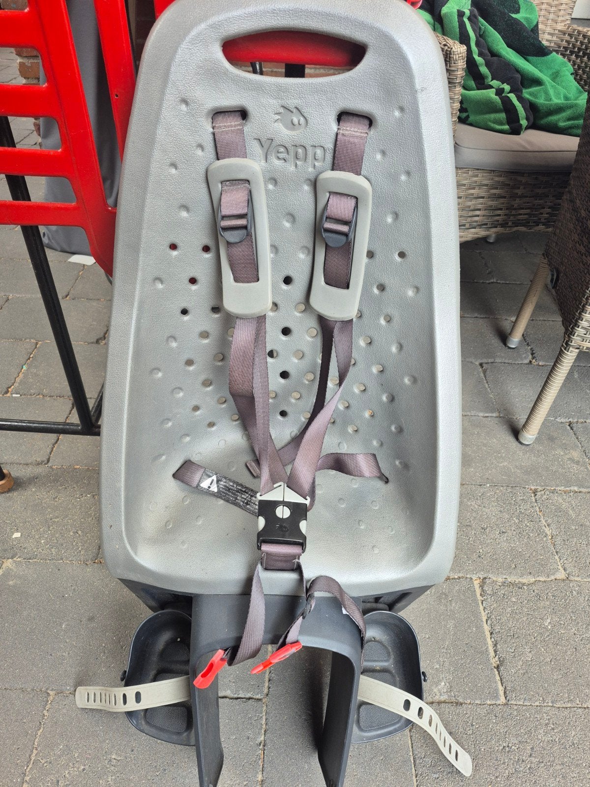 Yepp Achterzitje Fietsstoeltje - Gebruikt, Ophalen, Achterzitje, Yepp, 9 t/m 18 kg