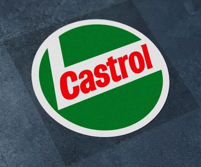 CASTROL LOGO AUTO reflecterende Vinyl Decal Sticker, Verzenden, Nieuw, Auto's
