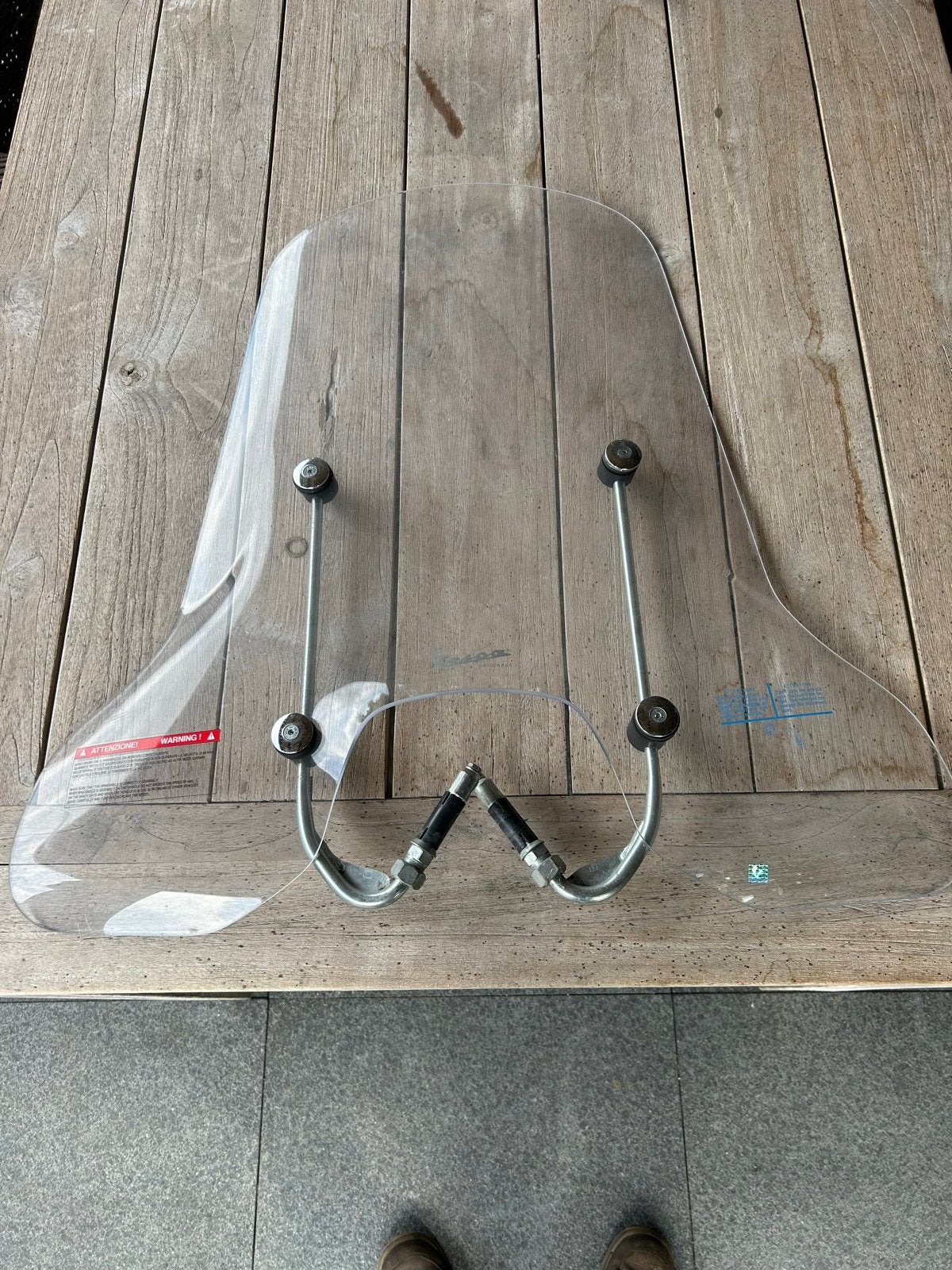 Vespa Sprint windscherm blank - origineel Piaggio, Ophalen, EU, Overige typen, Zo goed als nieuw