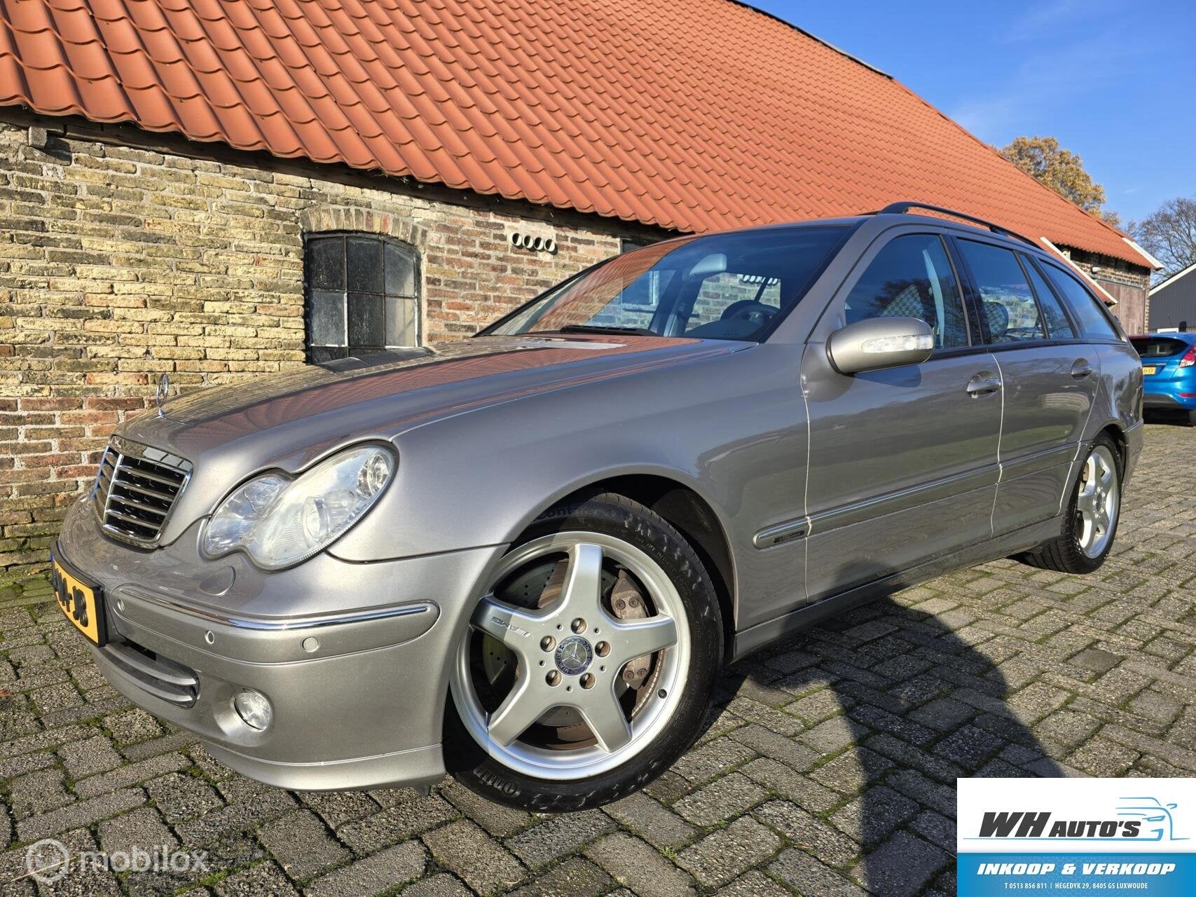 Mercedes C-klasse Combi 200 K. Avantgarde Bijna Nieuwstaat!, Automaat, Achterwielaandrijving, Gebruikt, 4 cilinders