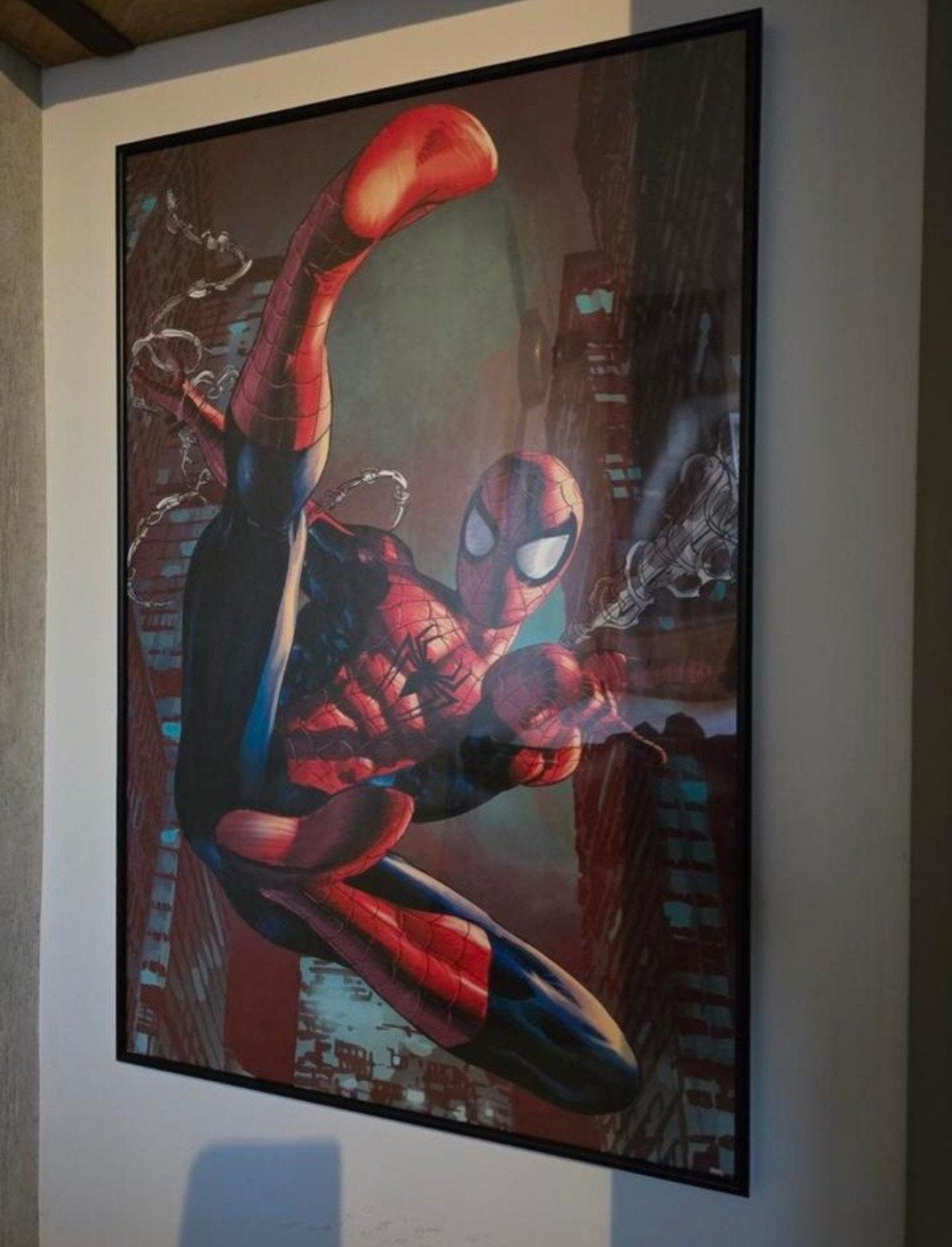 Spiderman Poster in lijst - 61x91.5cm, Ophalen, Wanddecoratie