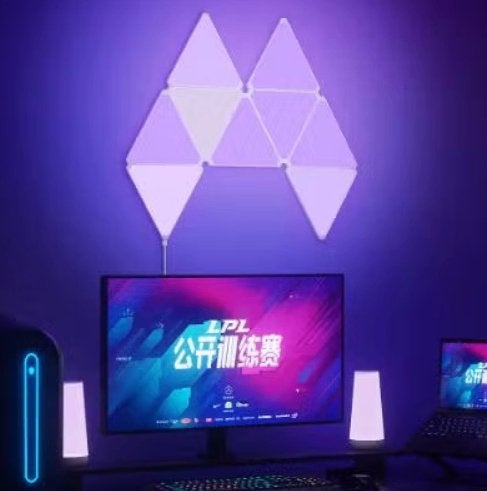 LED Driehoekslampen – RGB Gaming & Sfeerlicht, Computers en Software, Toetsenborden, Nieuw, Ophalen of Verzenden