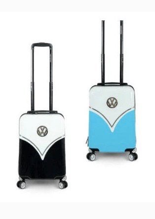 2 NIEUWE trolleys koffers VW zwart en turquoise, Ophalen, 30 cm of meer, Overige kleuren, Nieuw