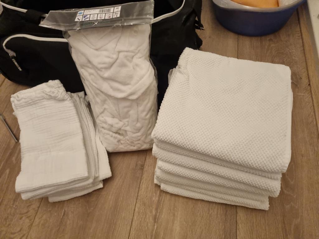 Linnenpakket Disposables, Ophalen