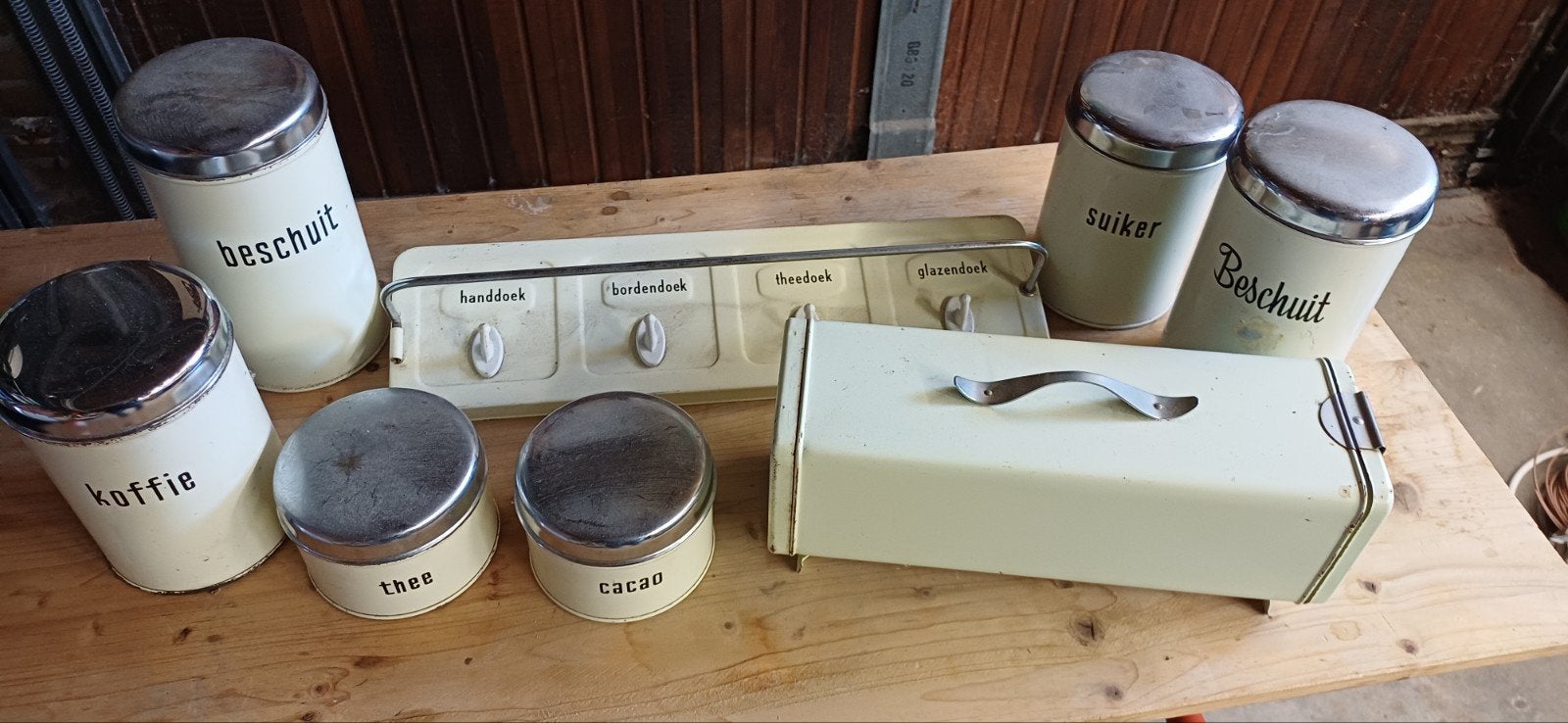vintage emaille set, Ophalen
