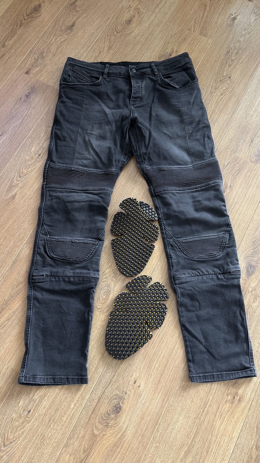 Macna jeans motorbroek (zwart), Ophalen of Verzenden, Tweedehands, Heren, Broek | textiel