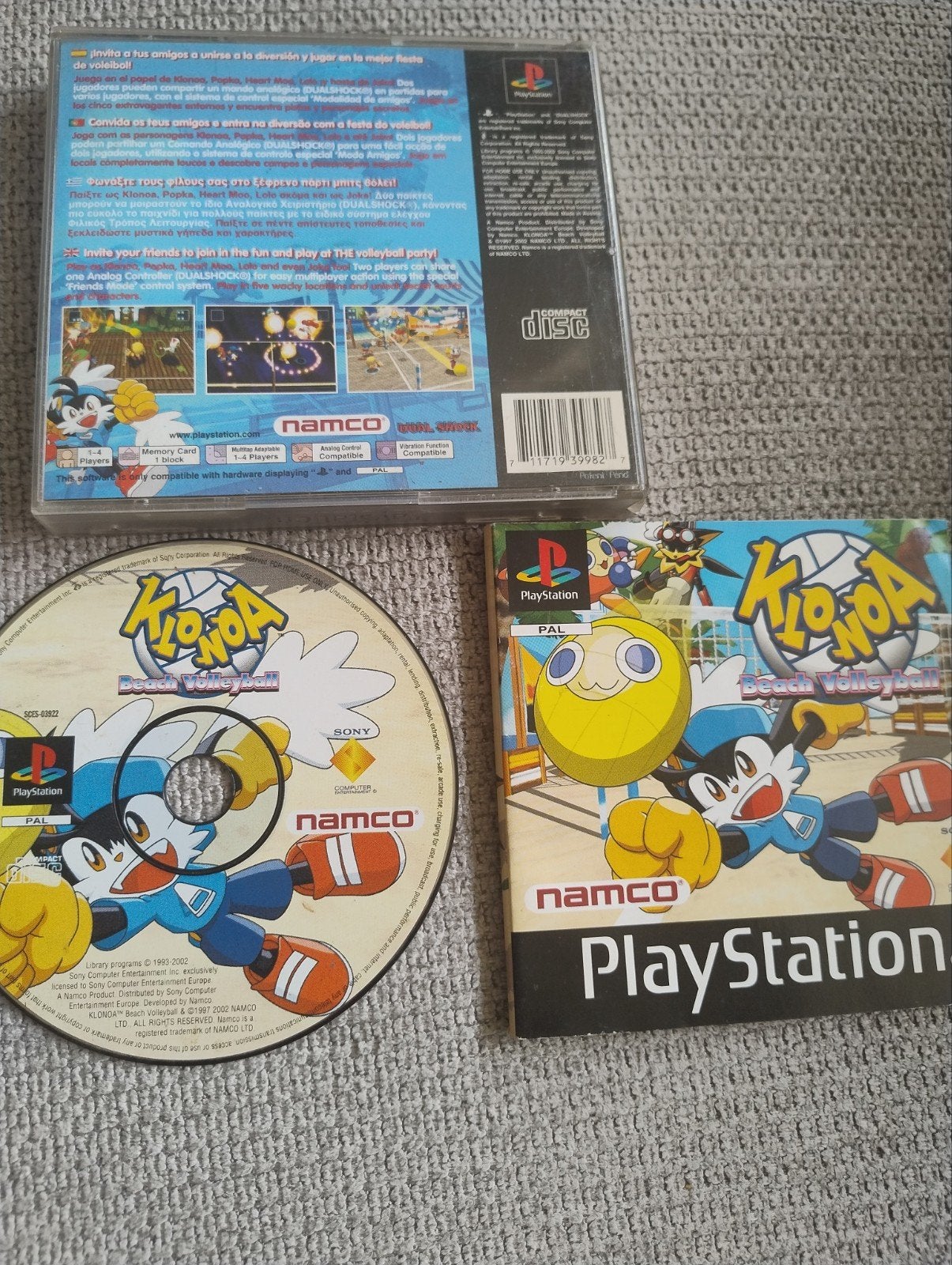 Klonoa beach volleybal, 1 speler, Ophalen of Verzenden, Zo goed als nieuw, Vanaf 3 jaar