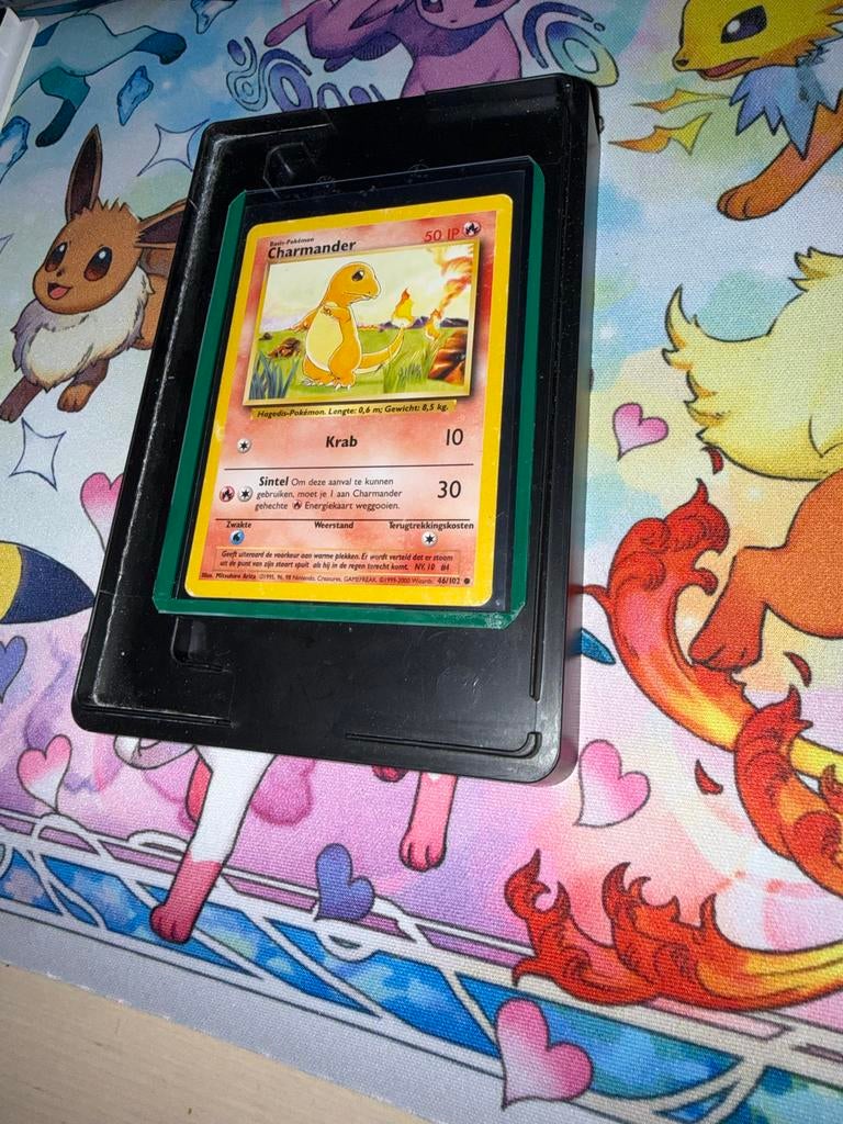 Charmander 46/102 Base set DUTCH NL NEDERLANDS TALIG, Hobby en Vrije tijd, Ophalen of Verzenden, Gebruikt, Losse kaart