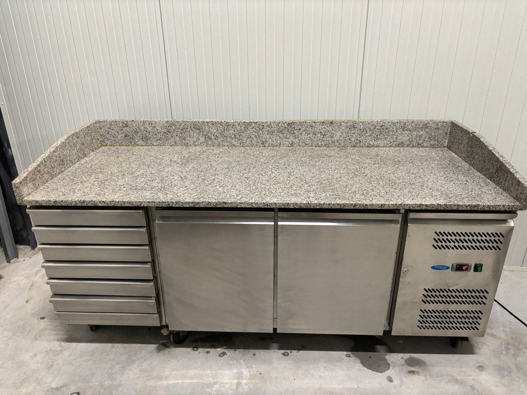 Pizza Koelwerkbank - Maxima - Zo goed als nieuw, Ophalen, Maxima, Minder dan 60 cm, 160 cm of meer