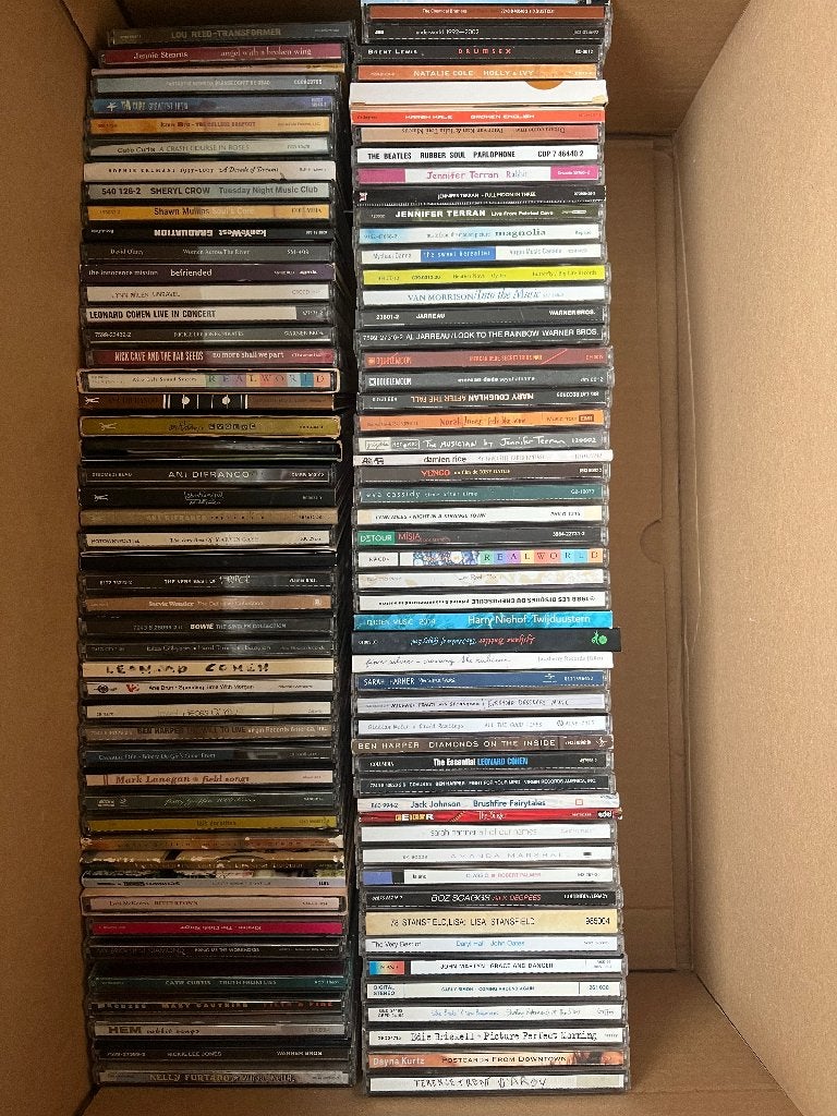 200 cd's, van gebruikt t/m nieuwstaat, Ophalen, Gebruikt, Overige typen