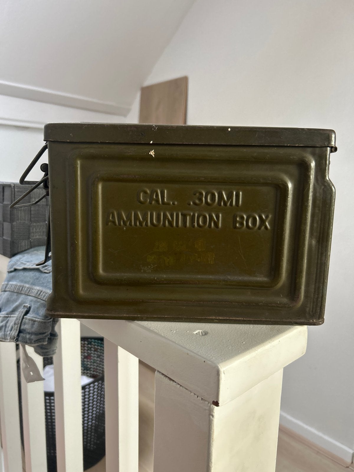Vintage CAL. .30 M1 AMMUNITION BOX - REEVES U.S., Ophalen of Verzenden, Overige soorten, Amerika, Kist of Geocache