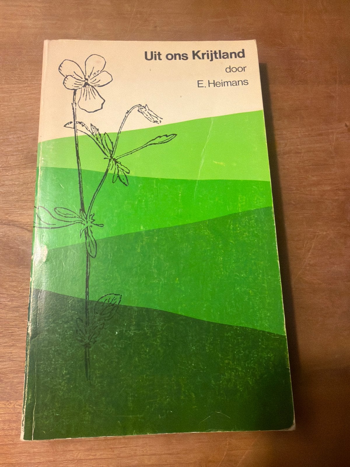 Uit ons Krijtland door E. Heimans - Natuurboek, Boeken, Ophalen of Verzenden, Gelezen