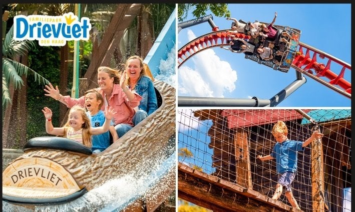 4 (e)Tickets voor Pretpark Drievliet, Drie personen of meer, Ticket of Toegangskaart