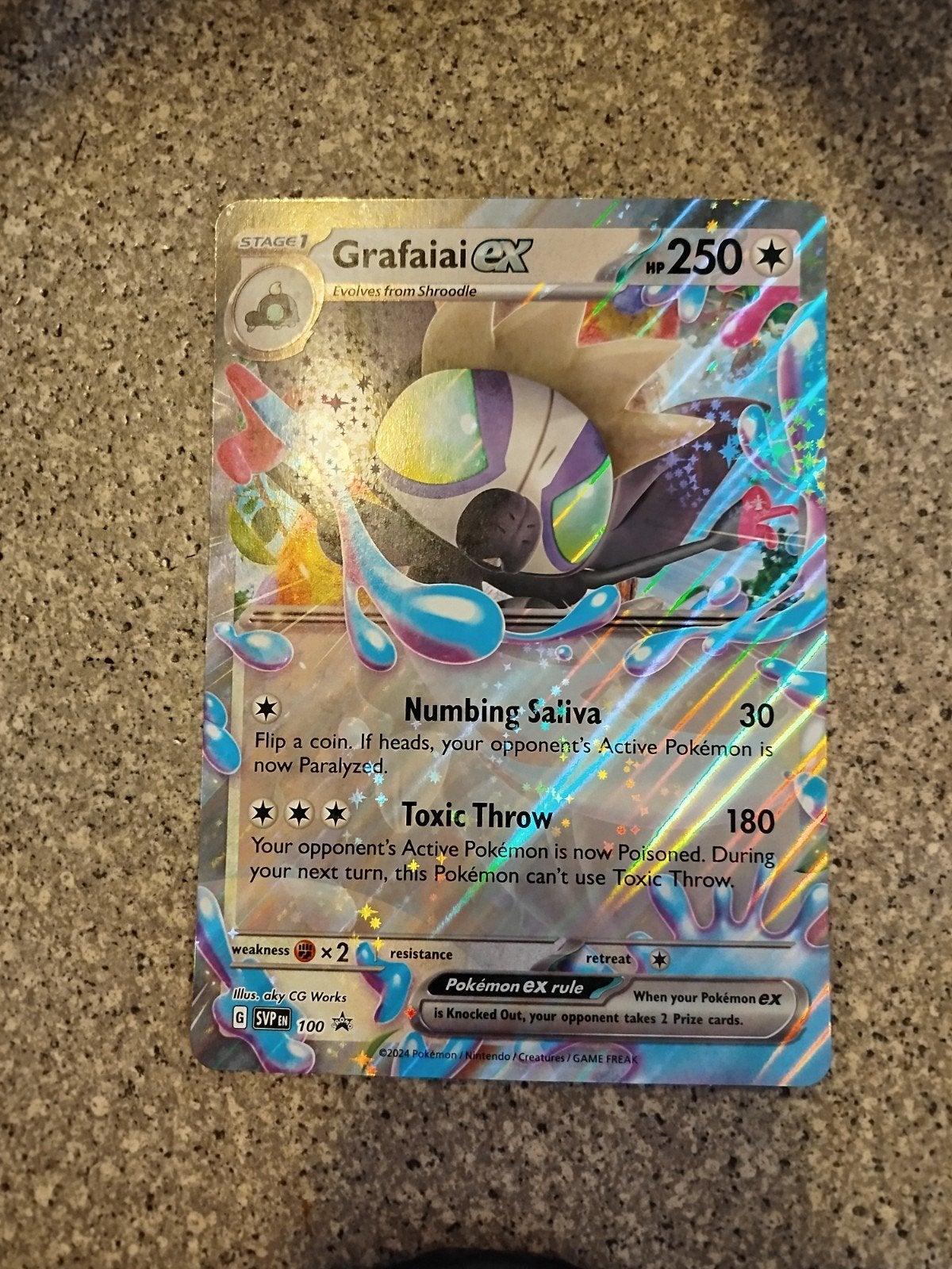 Grafaiai ex Pokémon kaart - SVPPEN 100, Ophalen of Verzenden