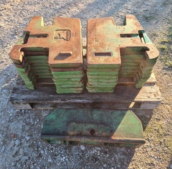 John Deere gewichten 18x 50kg frontgewicht, Ophalen of Verzenden
