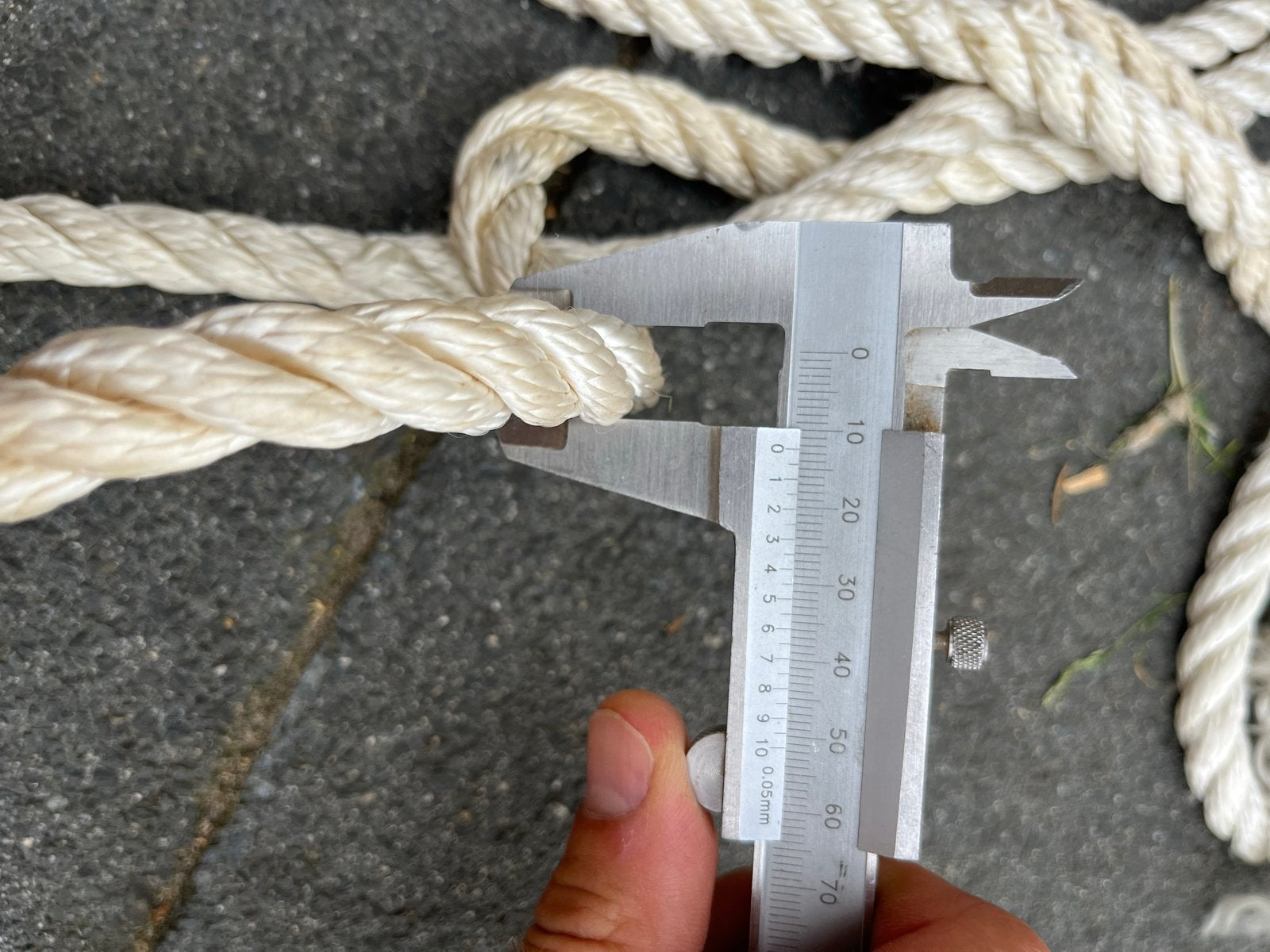 Gebruikt touw - 12 mm dik, Watersport en Boten, Ophalen of Verzenden, Gebruikt, Toebehoren, Minder dan 15 m²