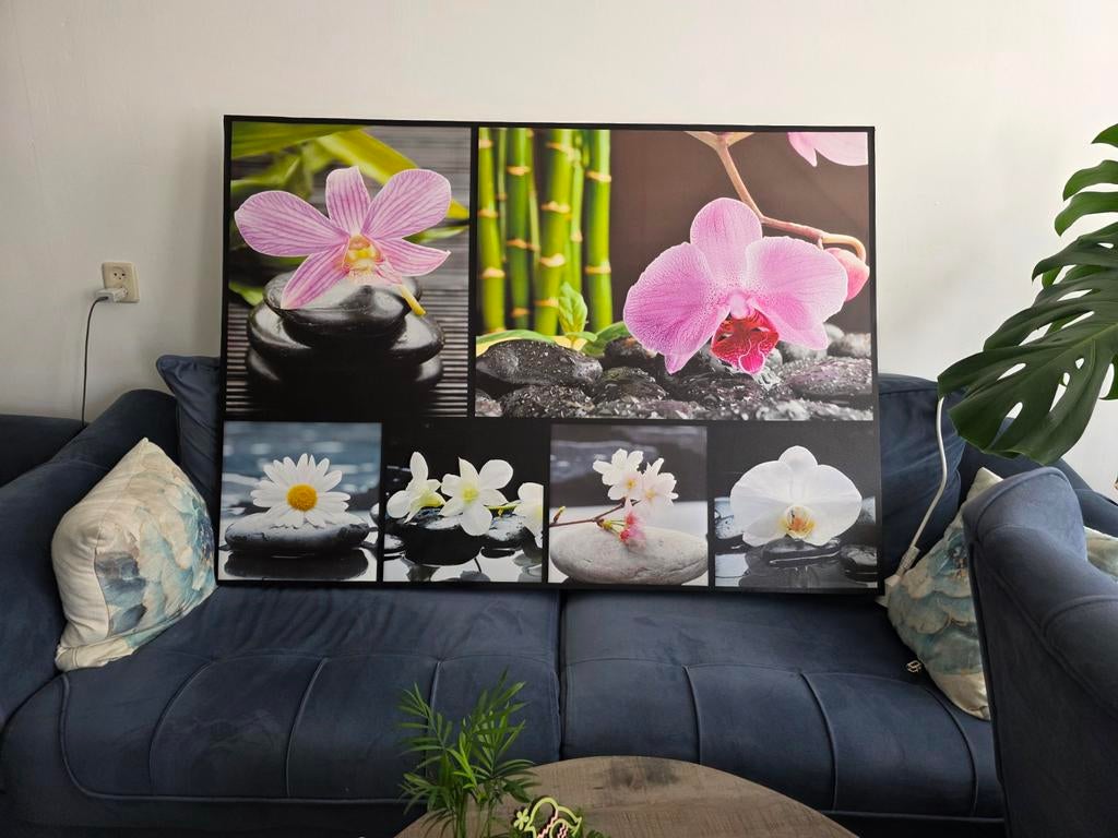 Mooi groot schilderij, Ophalen of Verzenden, Zo goed als nieuw, Minder dan 150 cm