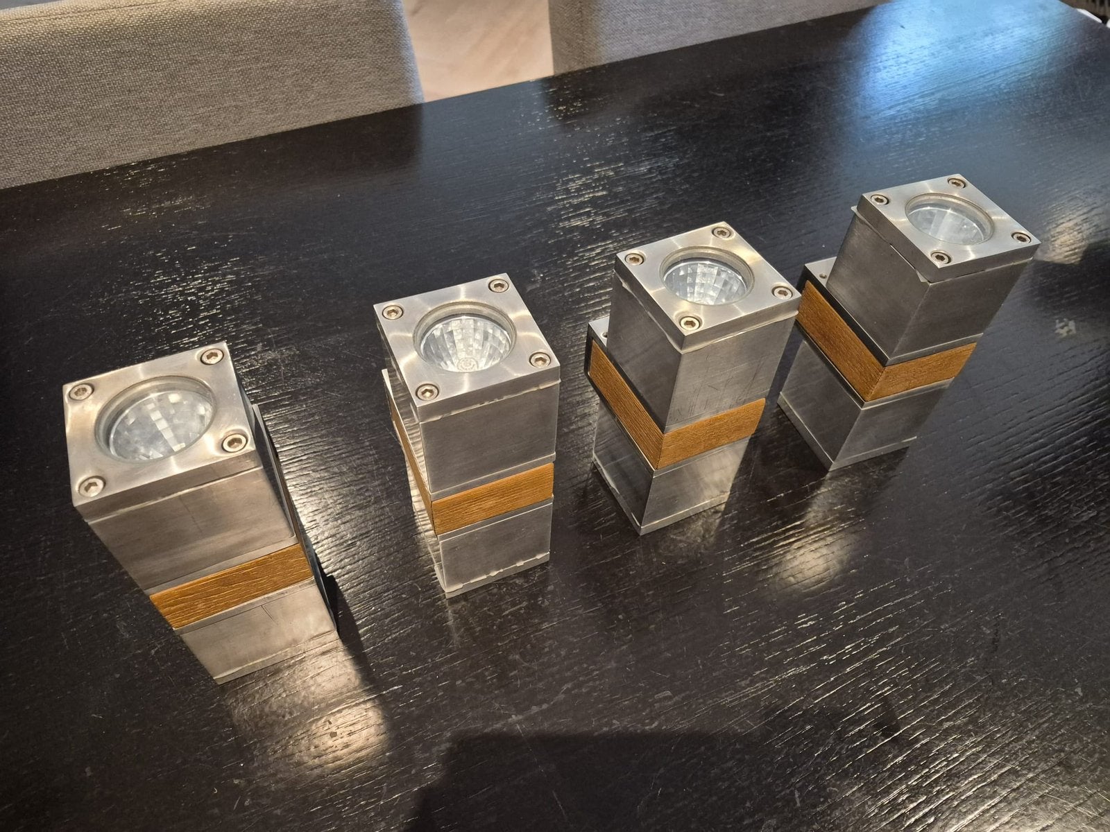 10x Royal Botania verlichting Q-bic & Lighthouse, Ophalen, Zo goed als nieuw, Netvoeding, Minder dan 50 watt
