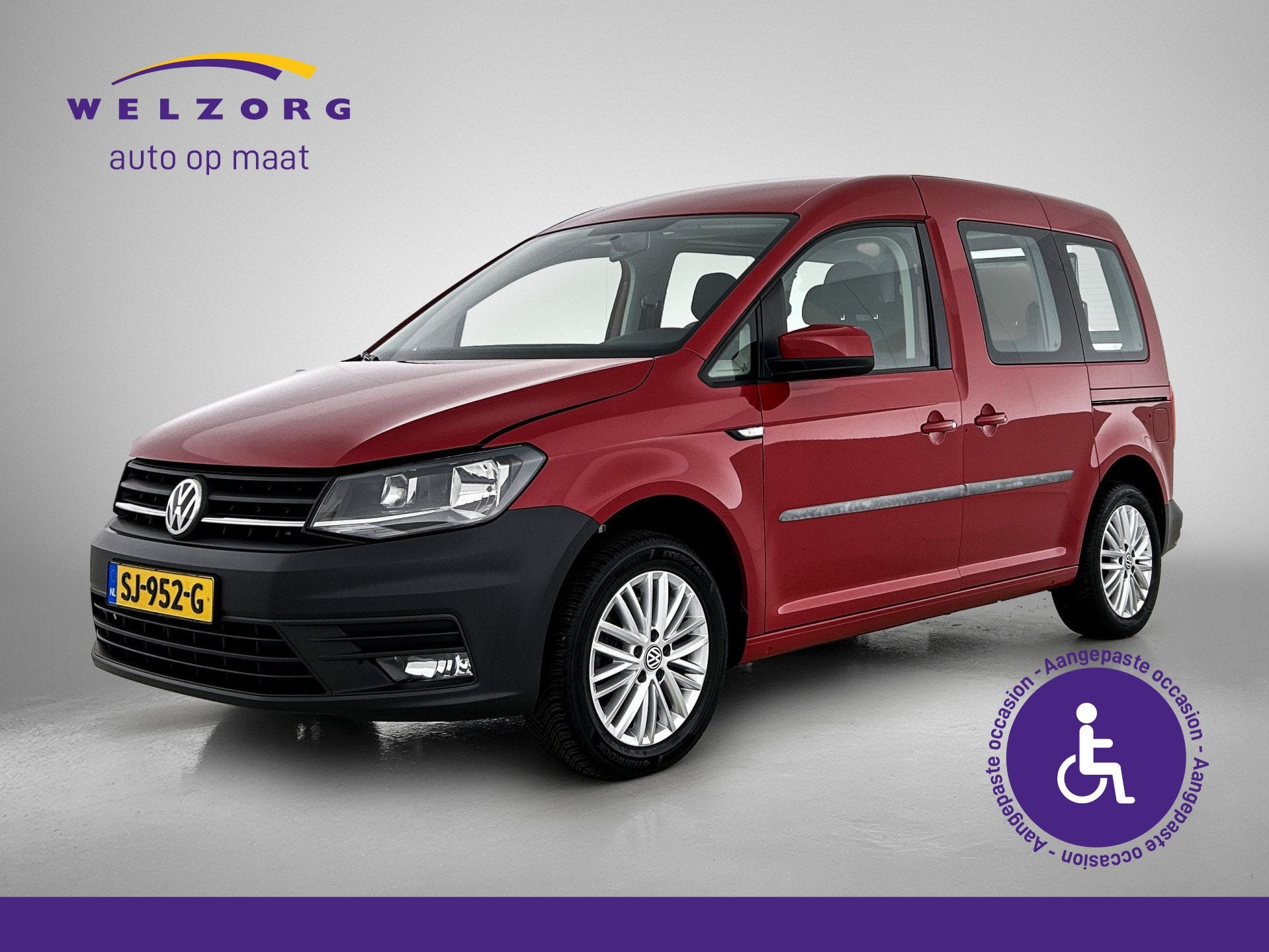 Volkswagen Caddy 1.4 TSI Trendline Bodemverlaging Rolstoelau, 12 maanden, Gebruikt, 4 cilinders, Origineel Nederlands