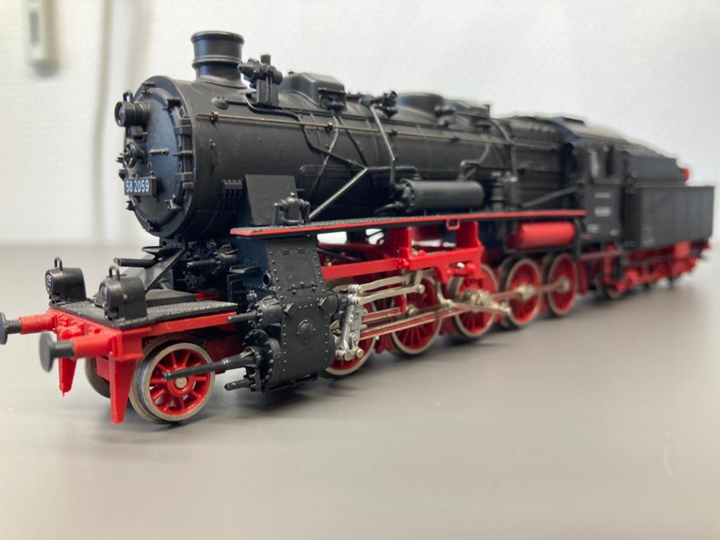 Roco BR 58-2059, Ophalen of Verzenden, Zo goed als nieuw, Roco, Analoog
