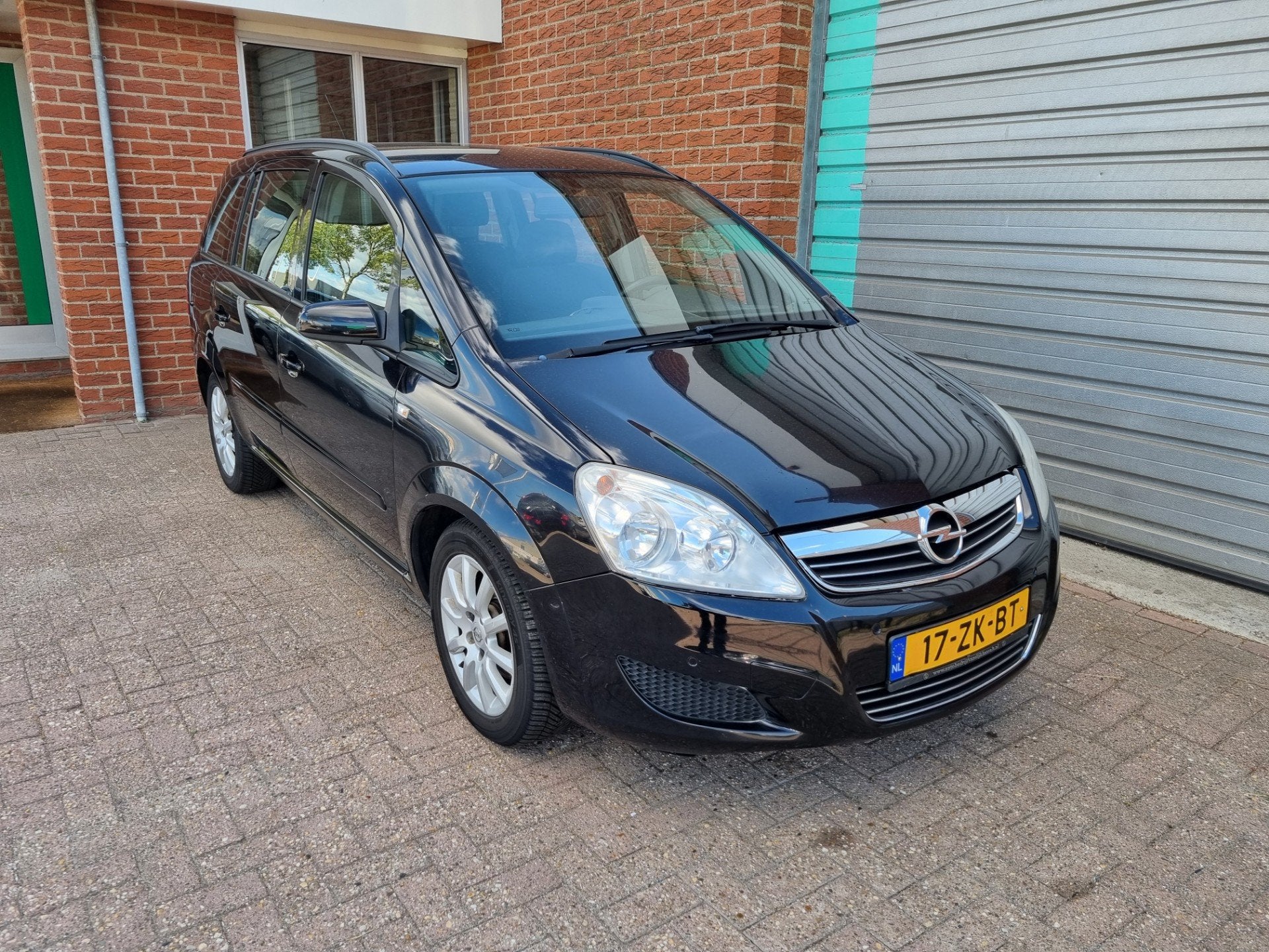 Opel Zafira 1.8 Business 7-Pers. Airco! Bj:2008 NAP!, Voorwielaandrijving, Gebruikt, 4 cilinders, Zwart