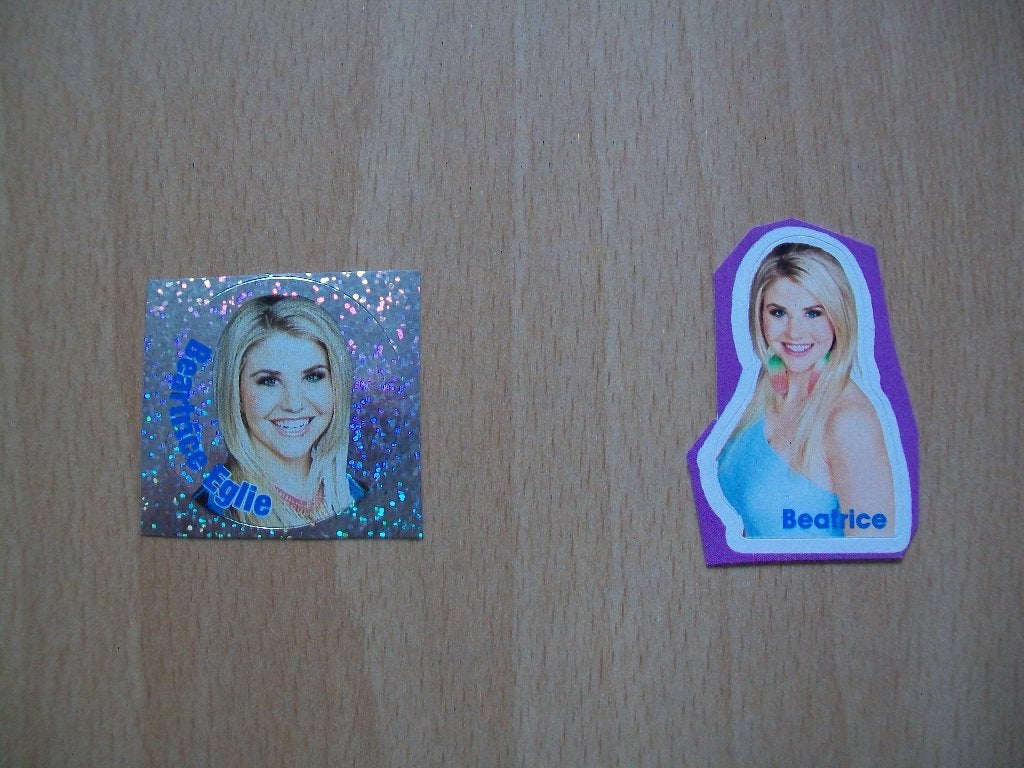 Sticker van Beatrice Egli - 2 stickers, Verzamelen, Ophalen of Verzenden, Nieuw, Overige typen