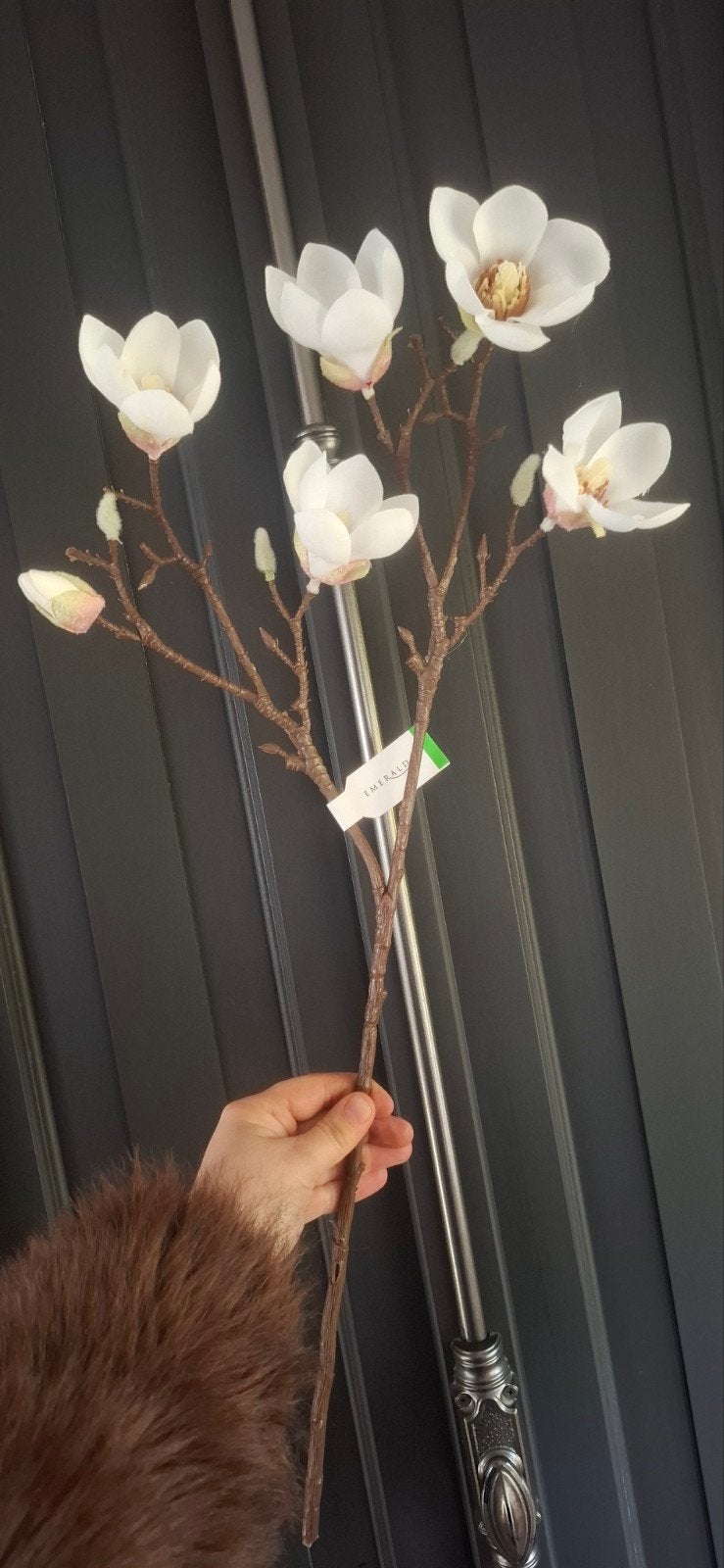 Zijden magnolia takken, Ophalen of Verzenden, Nieuw, Wit, Binnen