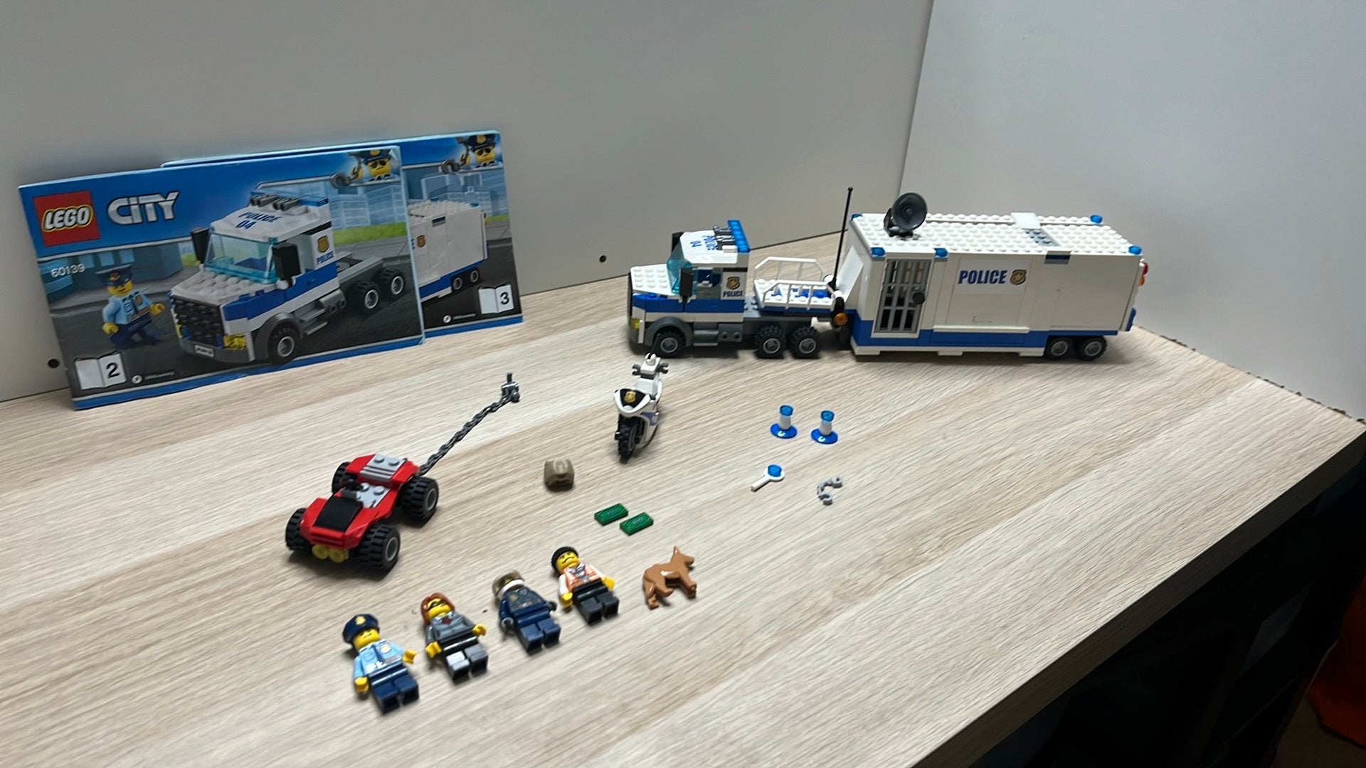 Lego city politie 60139 Mobile Command Center, Lego, Ophalen of Verzenden, Complete set, Inclusief instructies