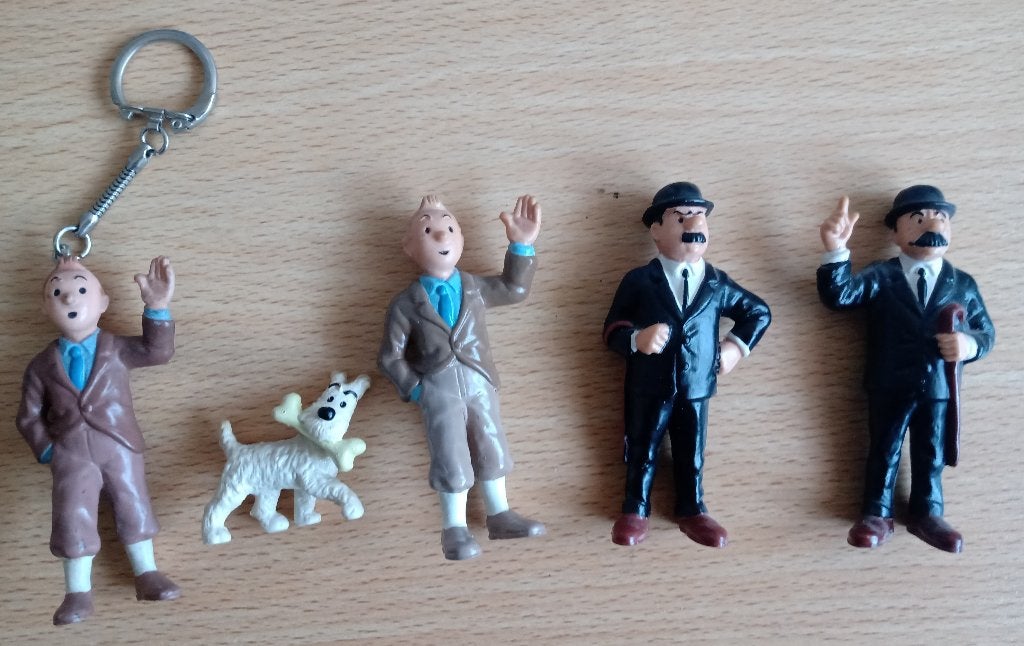Kuifje Poppetjes [Bully], Ophalen of Verzenden, Gebruikt