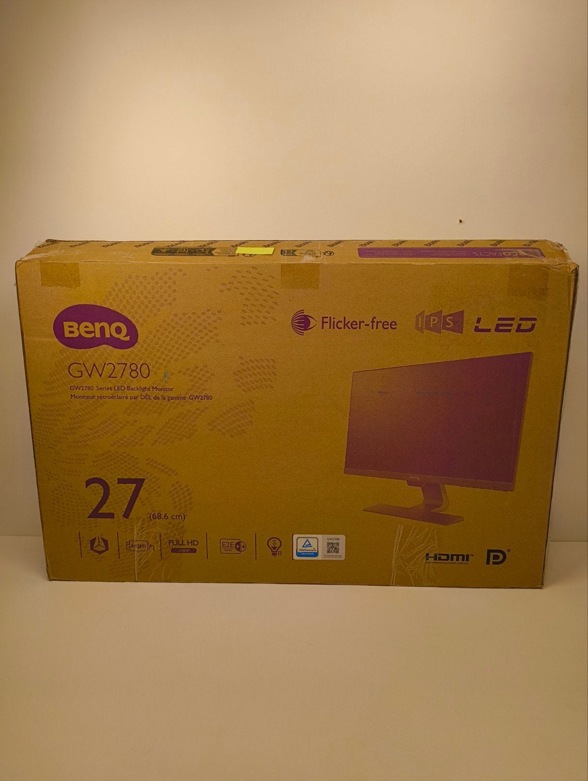 BenQ GW2780 27 inch Full HD IPS LED Monitor, Computers en Software, IPS, Nieuw, Full HD, Support@benq.com