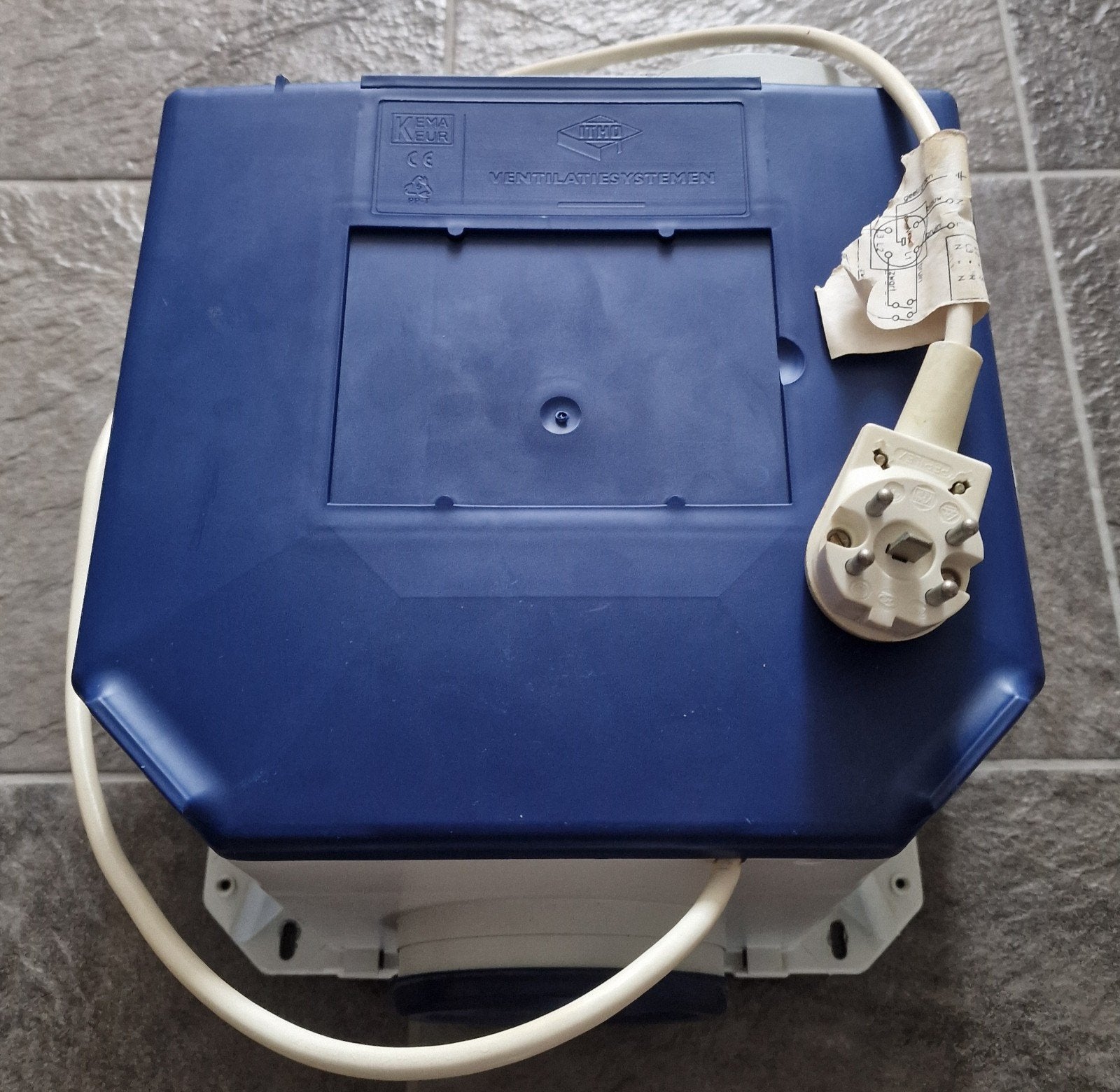 Itho CVE-166 Ventilatie-unit met Perilex stekker, Ophalen of Verzenden, Gebruikt, Afzuiger