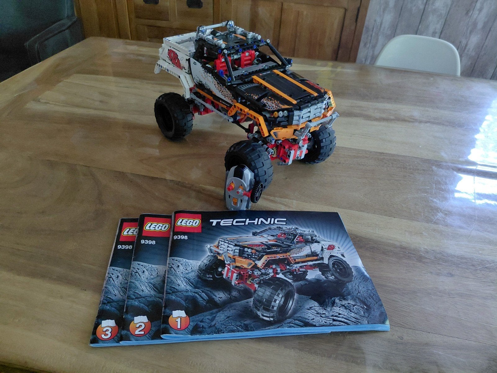 Lego Technic 9398 4x4 Crawler - Compleet met boekjes, Ophalen of Verzenden, Zo goed als nieuw