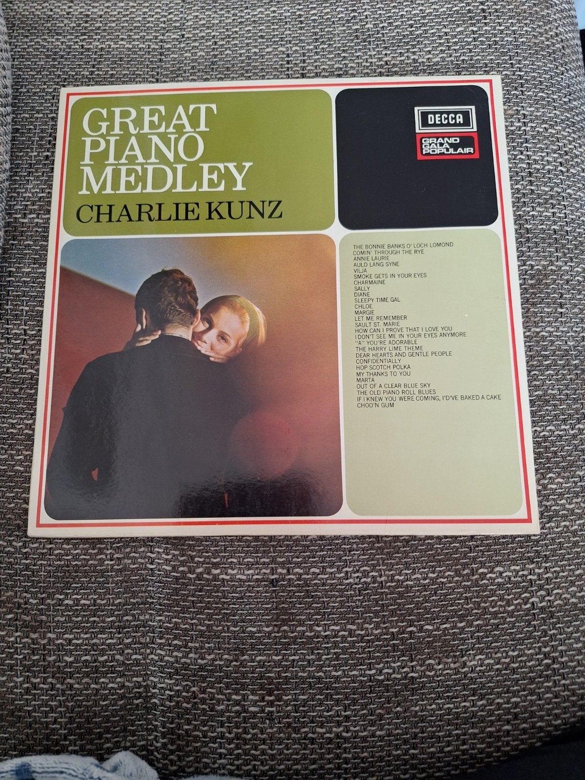 Great Piano Medley - Charlie Kunz Lp, Gebruikt, Overige componisten, Modernisme tot heden, Ophalen of Verzenden
