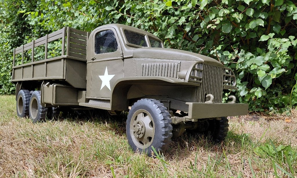 Gedetailleerd model GMC vrachtwagen WO2 - Schaal 1:7, Ophalen