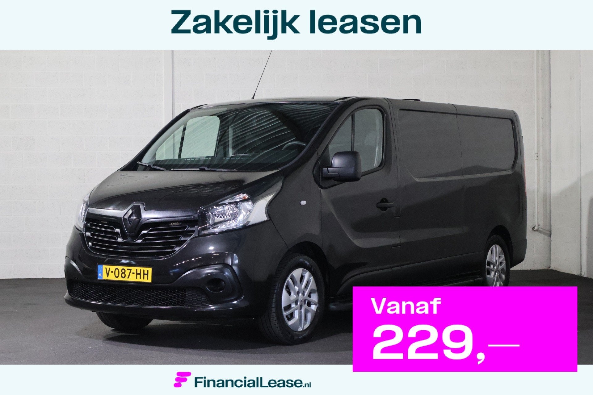 Renault Trafic 1.6 dCi 120pk L2 H1 Airco Navigatie, Voorwielaandrijving, Gebruikt, Euro 6, 4 cilinders