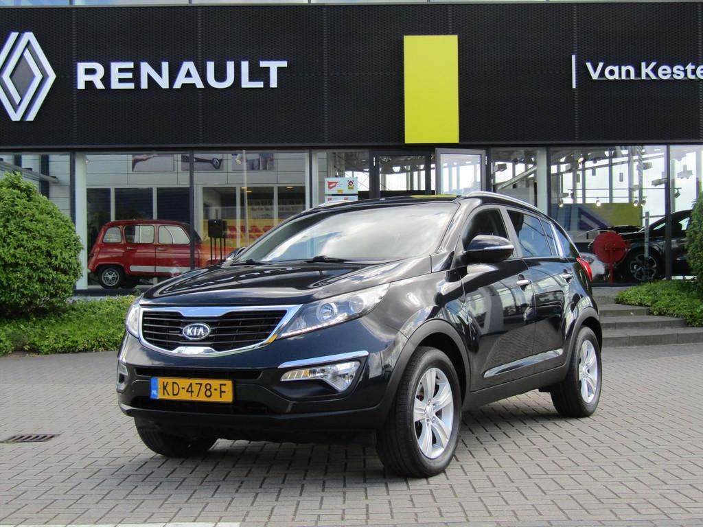 KIA Sportage 2.0 CVVT 2WD X-ecutive / Trekhaak / Leder / Cru, Auto's, Kia, Gebruikt, Zwart, 4 cilinders, Handgeschakeld
