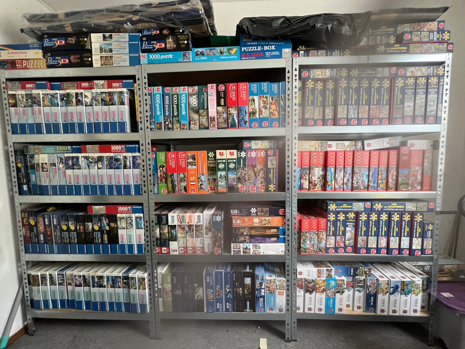 Collectie Puzzels: Jumbo, Ravensburgers en Jan van Haasteren, Hobby en Vrije tijd, Denksport en Puzzels, Ophalen of Verzenden