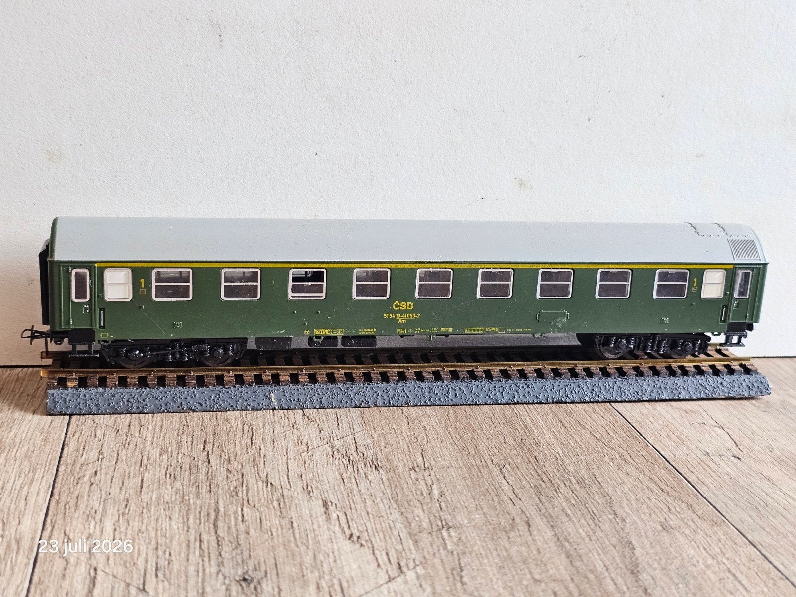 Modeltrein HO Piko CSD Rijtuig, Gebruikt, Gelijkstroom, Wagon, Piko