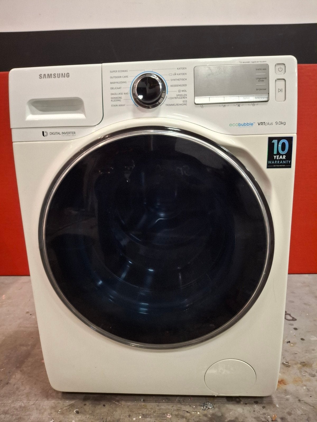 Samsung Wasmachine EcoBubble VRT plus 9kg, Witgoed en Apparatuur, Ophalen of Verzenden, 1200 tot 1600 toeren, 85 tot 90 cm