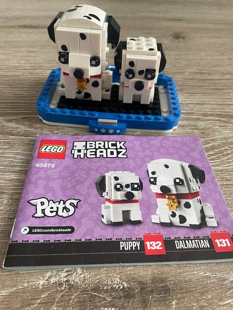 LEGO Brickheadz Pets Dalmatiër met pup (40479), BrickHeadz, Lego, Inclusief instructies, Ophalen of Verzenden