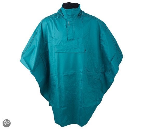 NIEUWE FastRider Regenponcho, Turquois, Ophalen, Overige maten, Dames, Bovenkleding