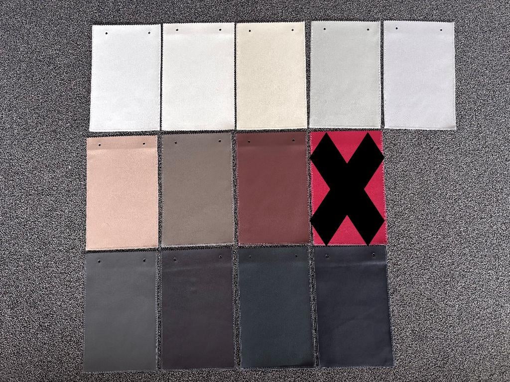 Diverse Staaltjes lederlook - lapjes leer leder 29 x 18 cm, Ophalen of Verzenden, Zo goed als nieuw