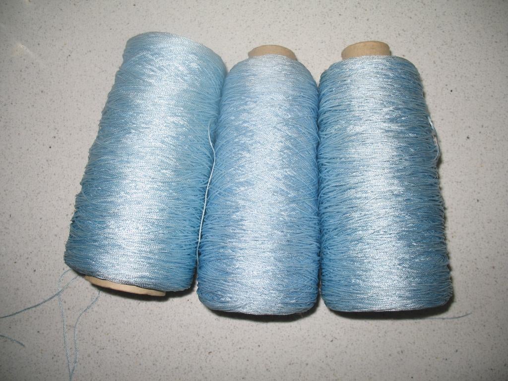 Galon Garen Glanzend Wolkjes Blauw *Mooi en Apart, Hobby en Vrije tijd, Ophalen, Nieuw