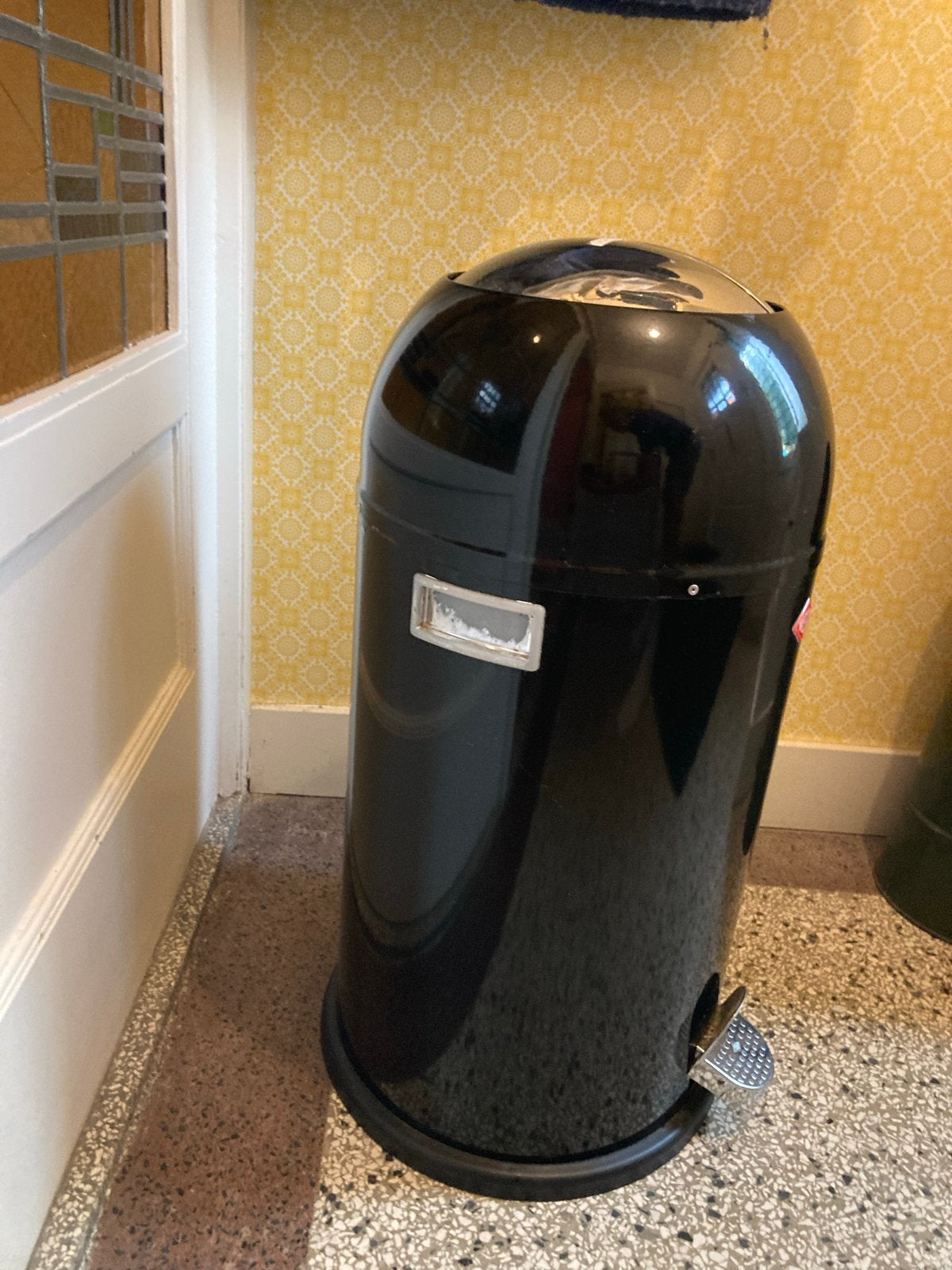 Wesco Kickmaster Pedaalemmer Zwart - 33 Liter, Huis en Inrichting, Woonaccessoires | Prullenbakken, Gebruikt, Met pedaal, Ophalen of Verzenden