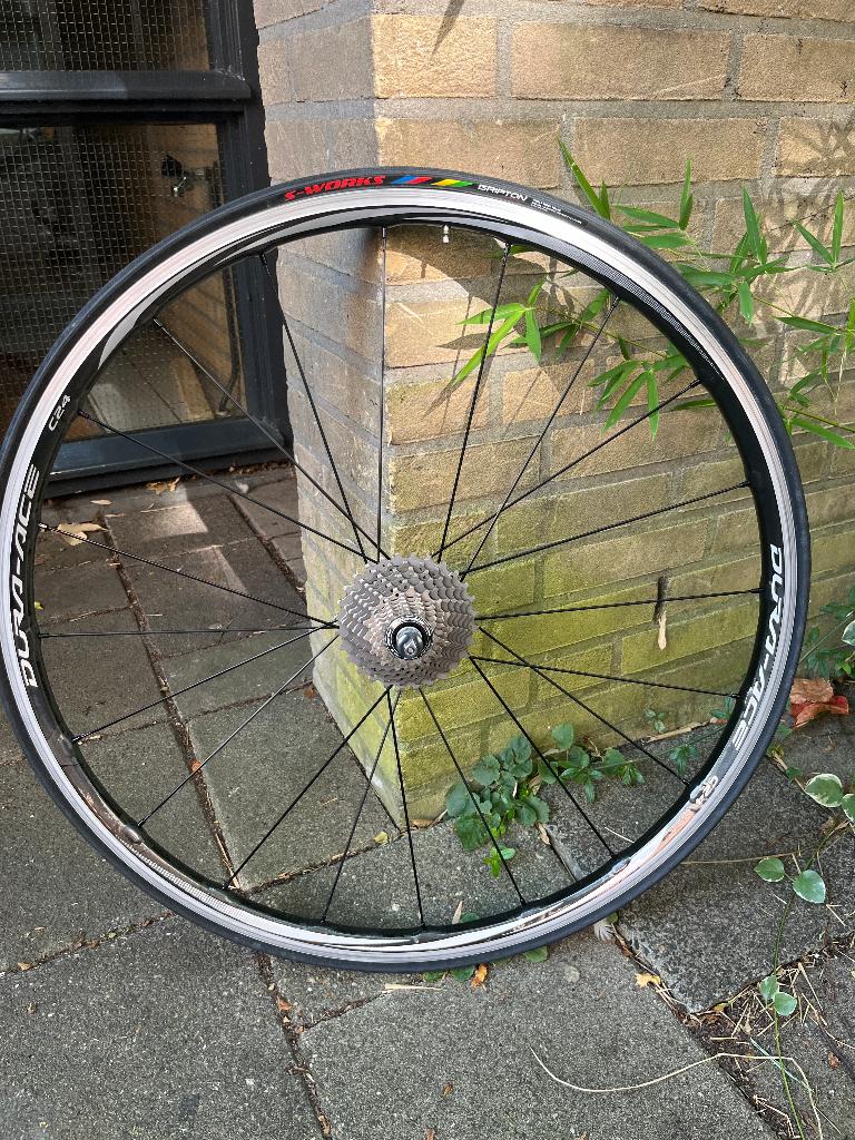 Shimano Dura Ace c24 wheelset, Zo goed als nieuw, Aluminium, Racefiets, Shimano Dura Ace